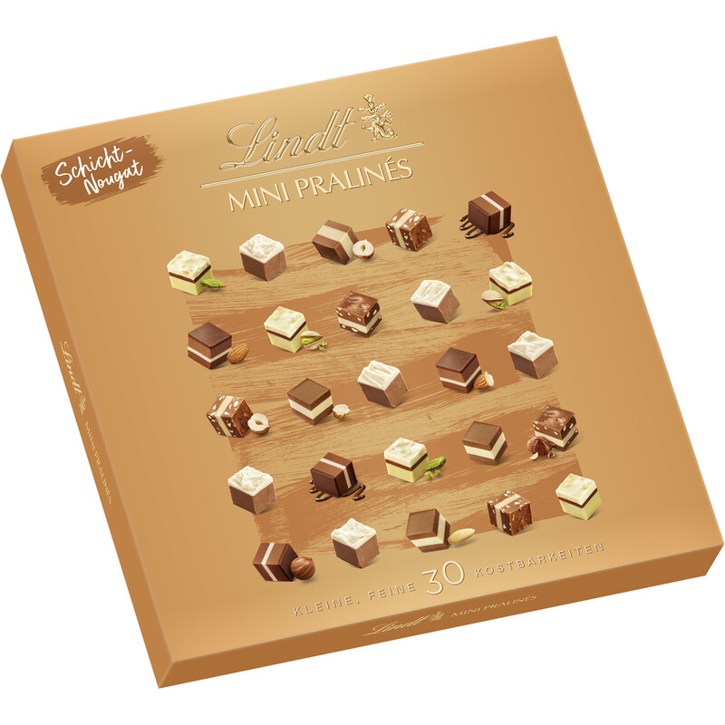 Lindt Mini Pralinés Nougat Pralinenmischung 143 g