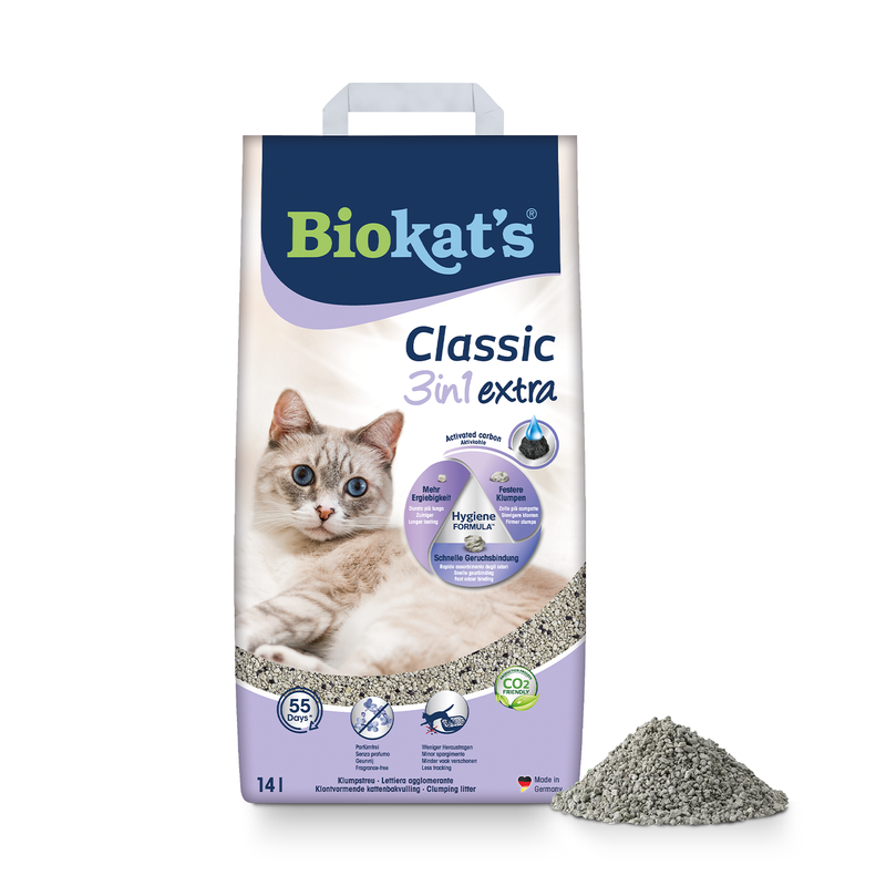 Biokat's Classic 3in1 extra ohne Duft 14 L