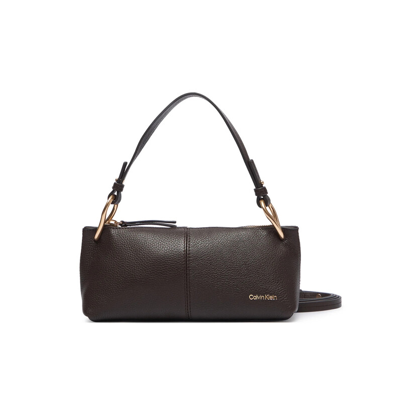 Calvin Klein Slouchy Leather Small Conv Bag - Delicioso
