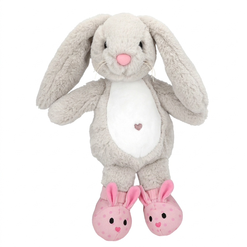 Princess Mimi Plush Bunny Nelly With Shoes - Traditional Soft Toy for Kids, Super Soft Stuffed Animal with Adorable Outfit