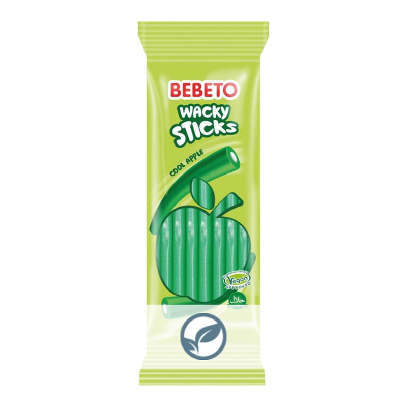 Bebeto Wacky Stick Cool Apple 180 g