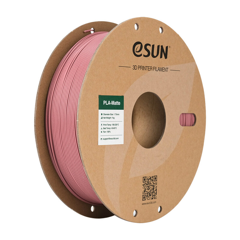 eSUN PLA-Matte 3D-Druck-Filament 1,75 mm - Morandi-Lila 1 kg, Fortschrittliche matte Textur sauber aufgewickelt einfach zu bedienen 3D-Druckmaterial für FDM-Drucker