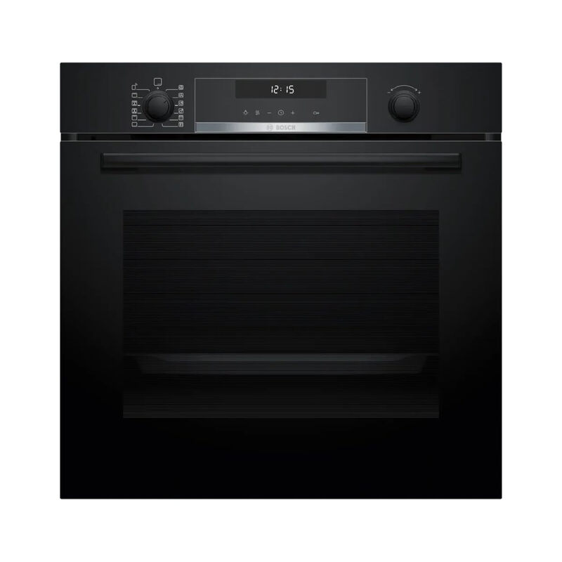 Bosch Serie 6 Pyrolyse-Multifunktionsbackofen, 60 cm, Home Connect, AirFry, Schwarz, HBG578EB7