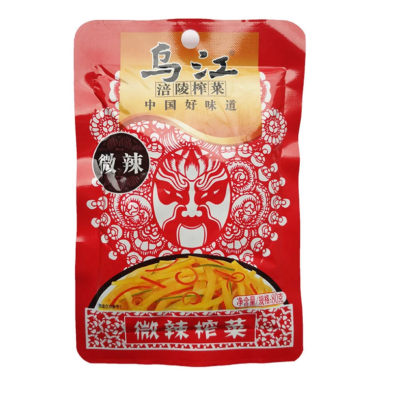 WUJIANG Spicy Flavour Mustard Tuber 80g/pack