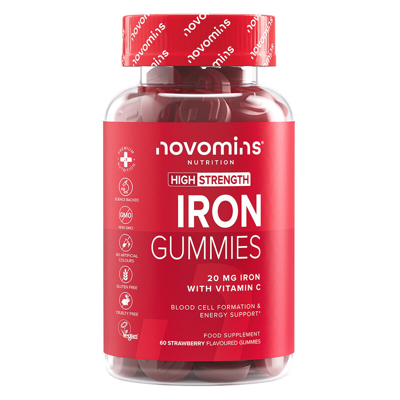 Novomins Iron Gummies - 60 Gummies
