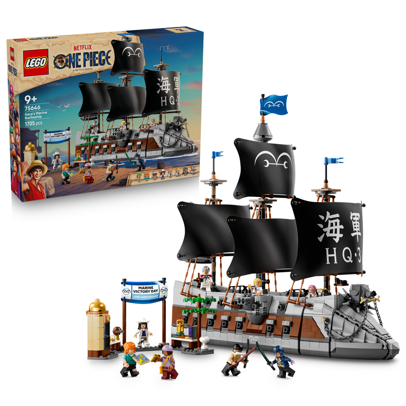LEGO ONE PIECE 75646 Garp's Marine-Kriegsschiff