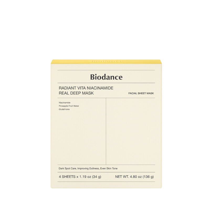 Radiant Vita Niacinamide Real Deep Mask x 4 each