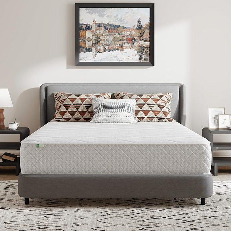 Novilla Nova Mattress Hybrid Essential Pocket Sprung Mattress with Breathable Layers, 20cm Thick Cool Touch Cover & Oeko-Tex Certified Fabric, 135x190cm