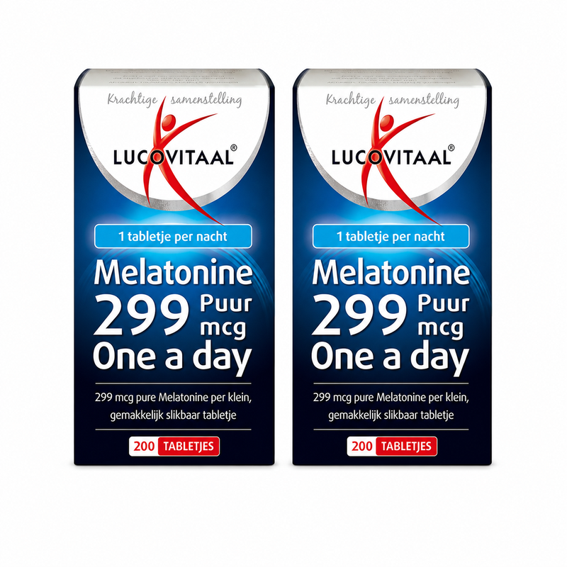 Lucovitaal Melatonine Puur 299 mcg 2-Pack