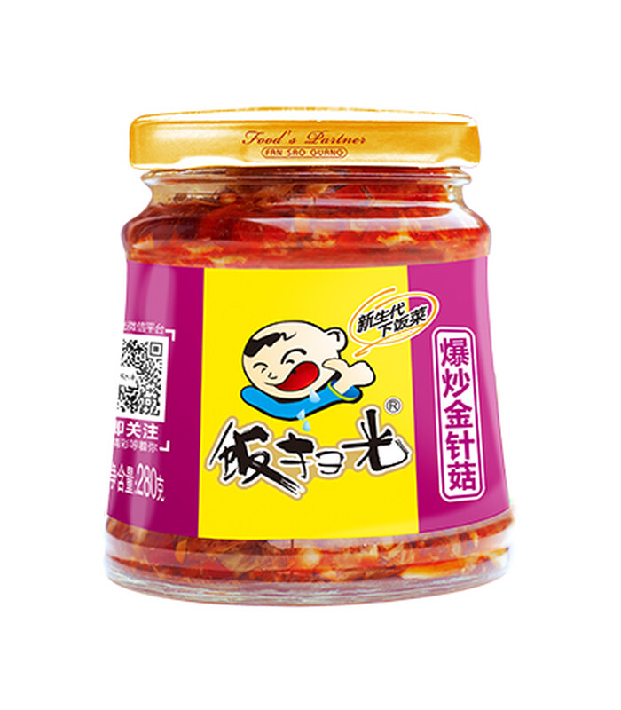 Fan Sao Guang Stir-Fried Enoki Mushrooms 280G