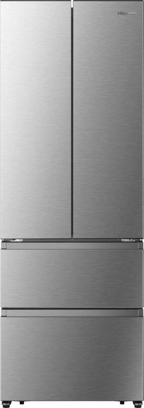 Réfrigérateur américain Hisense RF632N4BCE côte à côte No Frost 485 litres classe E acier inoxydable Neuf - vue 3