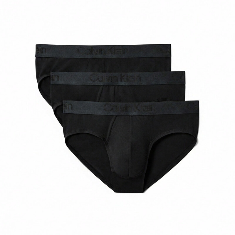 Calvin Klein Hip brief 3-stuks UB1 zwart heren XXL