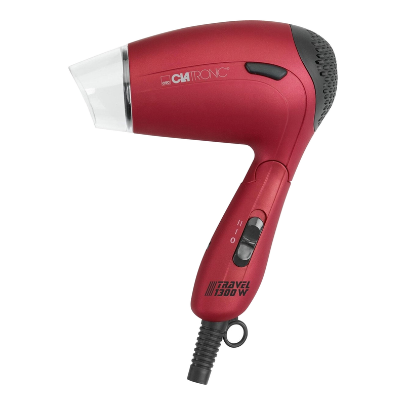 Clatronic HTD-3429 - opvouwbare reishaardroger - 1200 W - rood