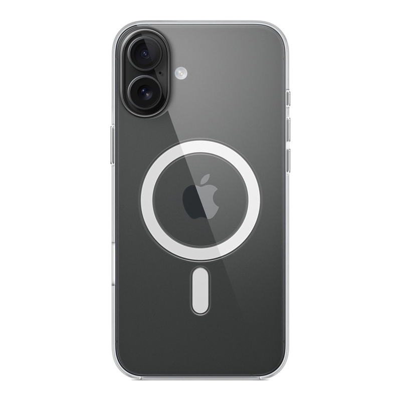 iPhone 16 Plus transparent case with MagSafe