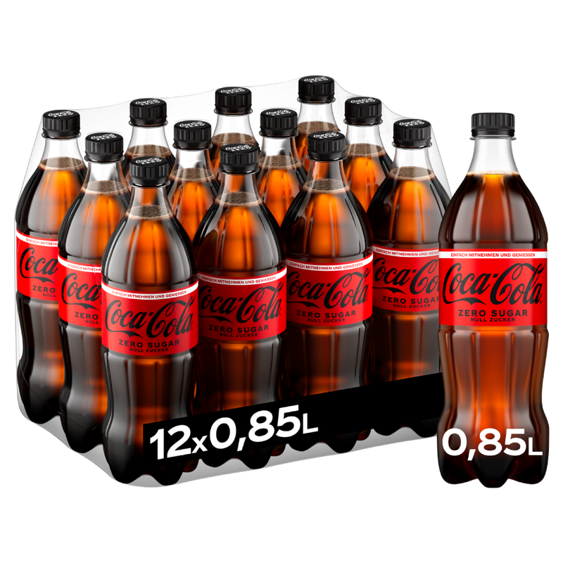 Coca-Cola Zero Ohne Zucker 12 × 0,85 L