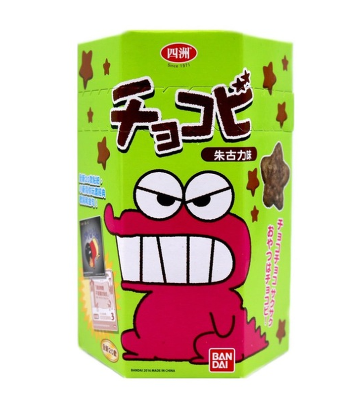 Four Seas Crayon ShinChan Corn Snack Chocolate Flavour 88g