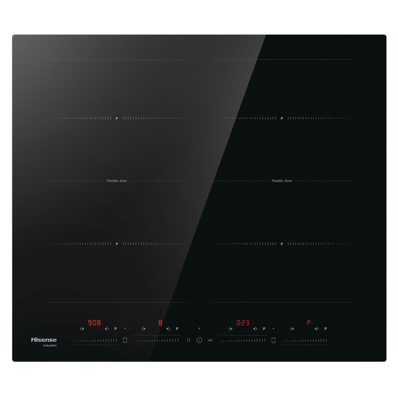 Hisense HI6442BSCE 60cm Electric Induction Hob with Area Flex – Black
