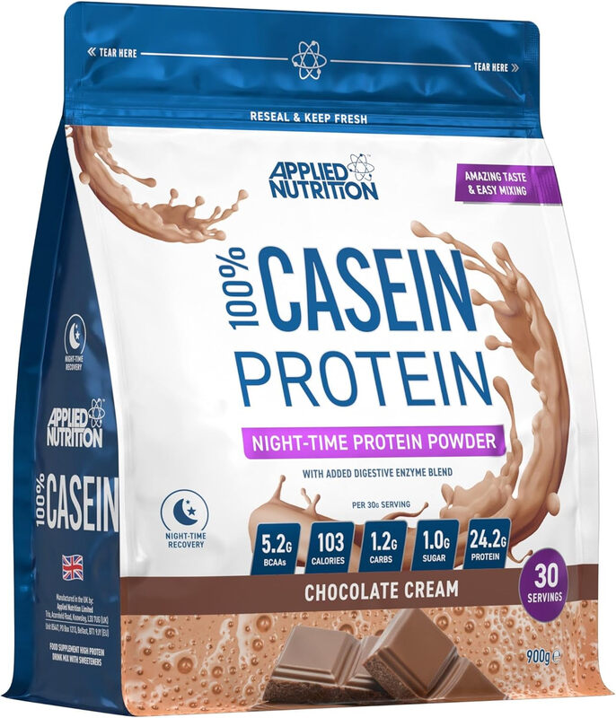 Applied Nutrition Casein Protein Nutrition Powder Chocolate Flavour - 900G