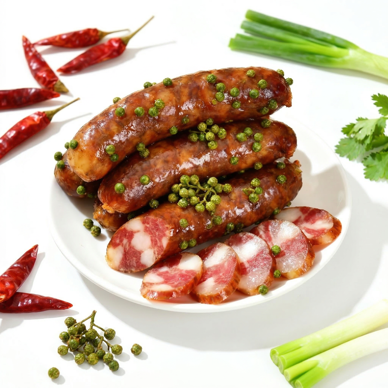 Laweiju Gedroogde worst Sichuan groene peper erg heet 260 g