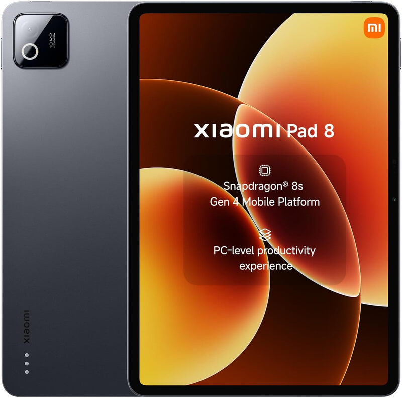 Xiaomi Gray Pad 8 Tablet 8G Ram 128Gb Wi-Fi