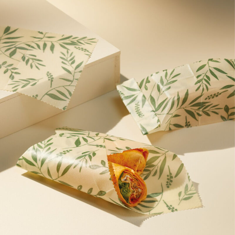 Kitchencraft Natural Elements Wax Food Wraps 3Pcs Eco-Friendly Vegan