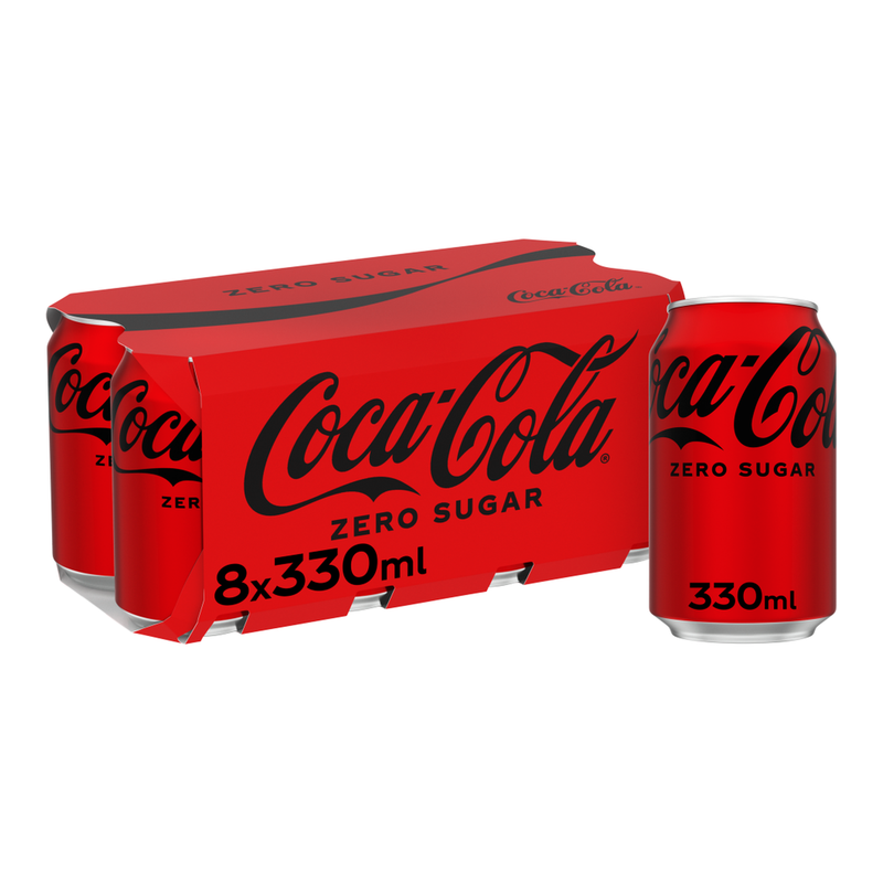 Coca-Cola Coke Zero 8Pk 8X330ml