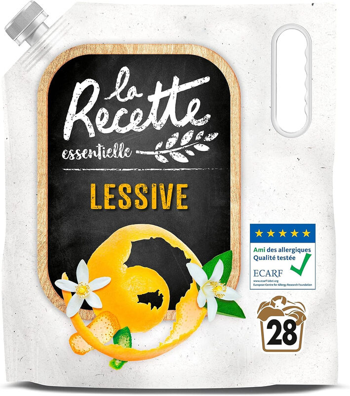 LA RECETTE Recharge de lessive liquide zestes d'agrumes - 1,26 L
