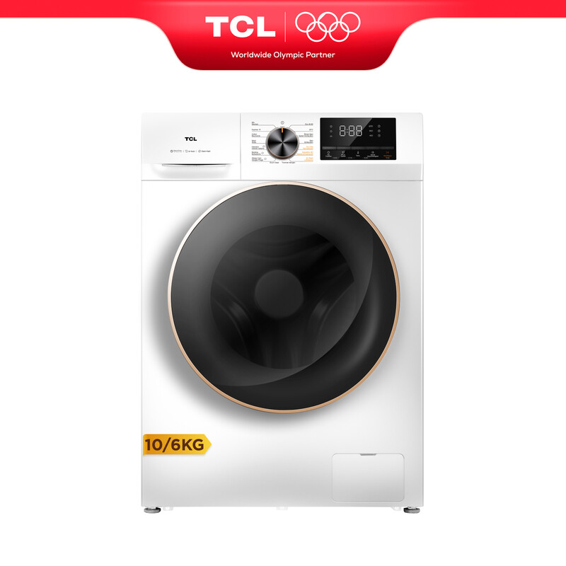 TCL Waschtrockner (10/6 kg) mit Smart DD Motor, Dampffunktion, 60 Min. Wasch-Trocken-Programm und antibakteriellem System. Inkl. …