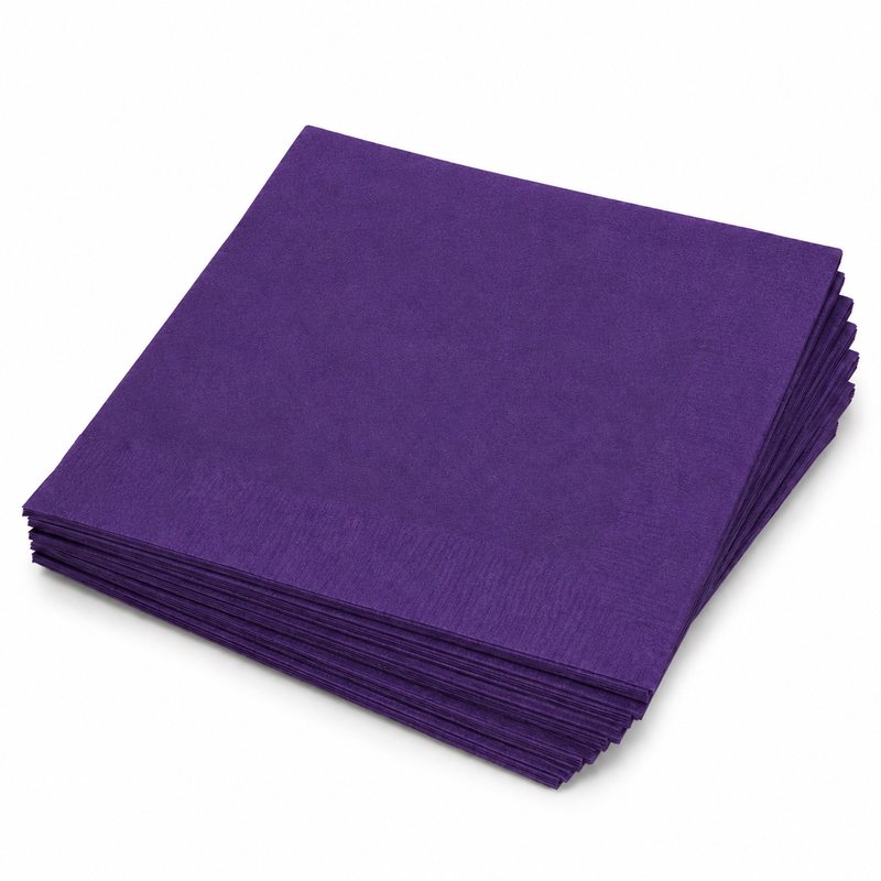 Deep Purple Lunch Napkins, Pack of 20