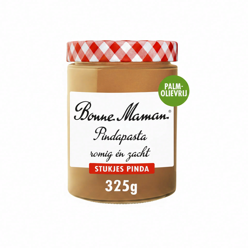 Bonne Maman Pindakaas Met Pinda Stukken - 325 g