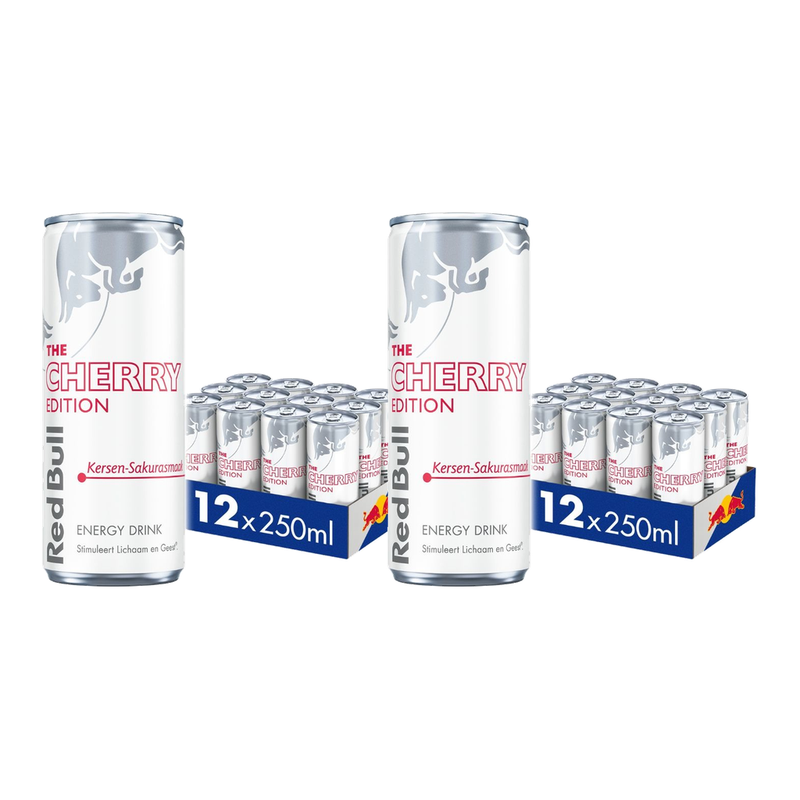 Red Bull Energy Drink The Cherry Edition Sakura 12x250 ml x2