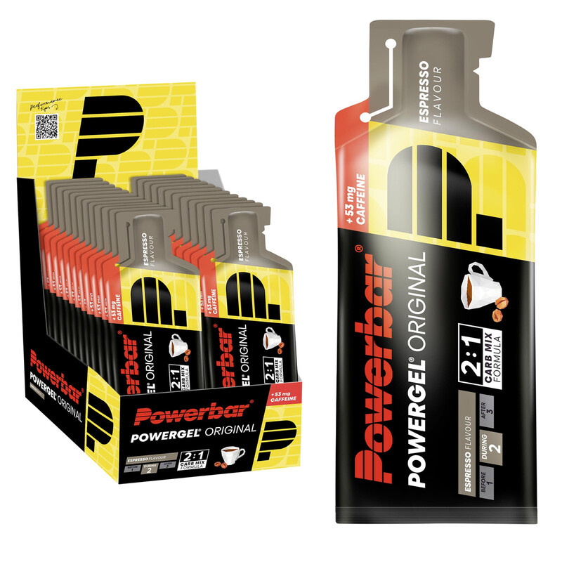 POWERBAR PowerGel Original Espresso (mit Koffein) 24x Gels
