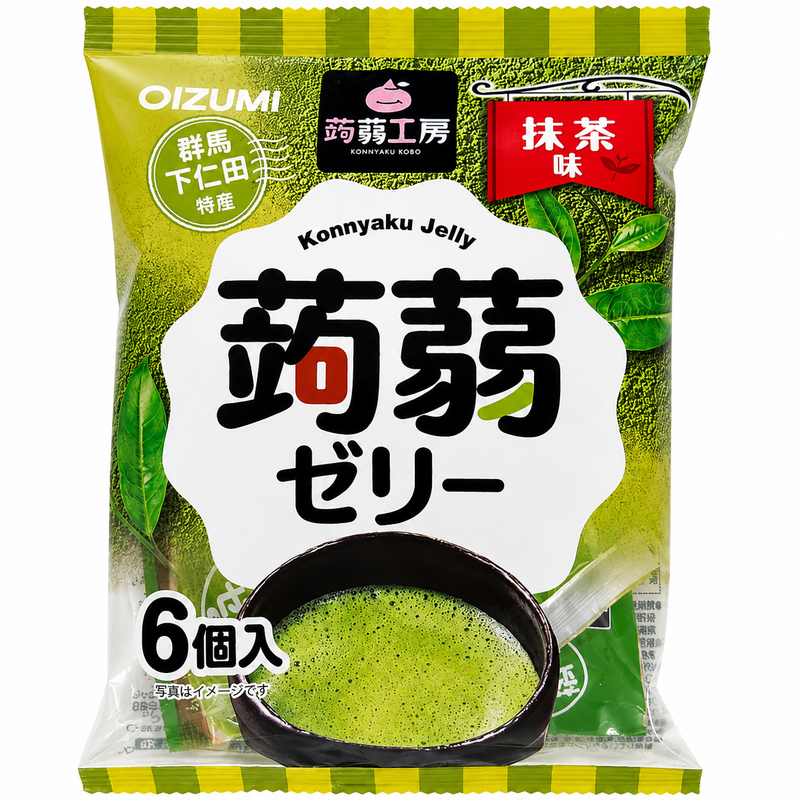 Shimonita Konjac Kobo Konjac Jelly met matchasmaak 106 g