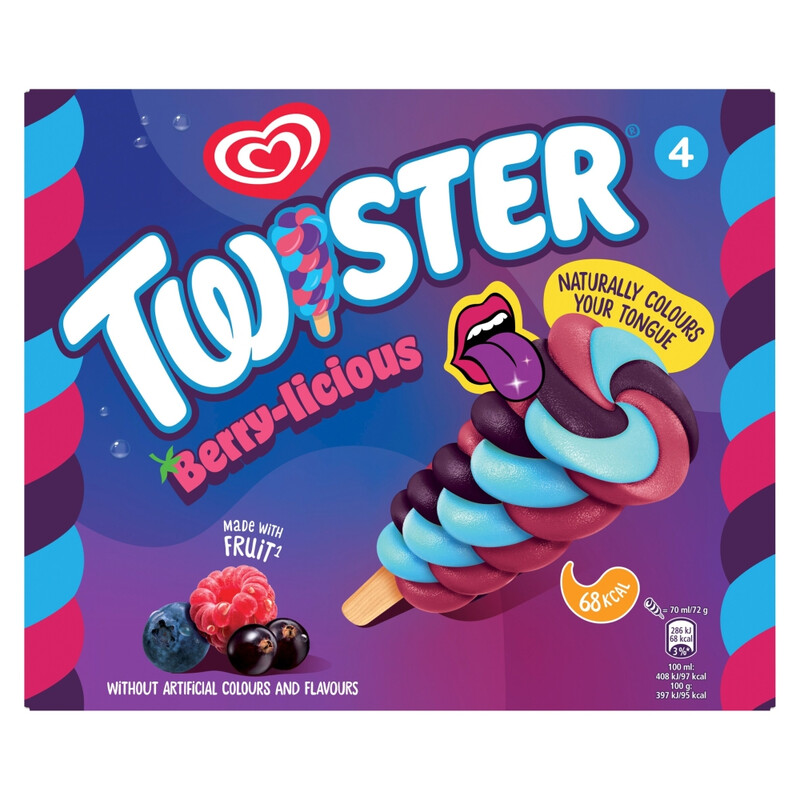 Twister Berry Licious 4X70ml