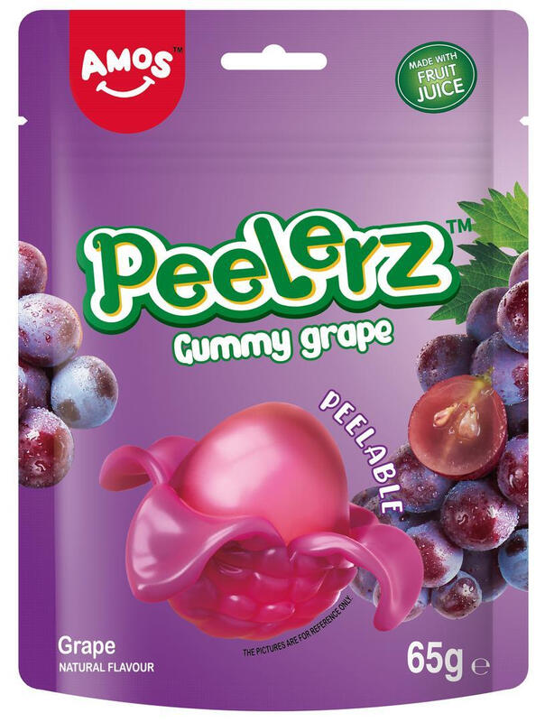 Peelerz Gummy Grape Peg Bag 65g