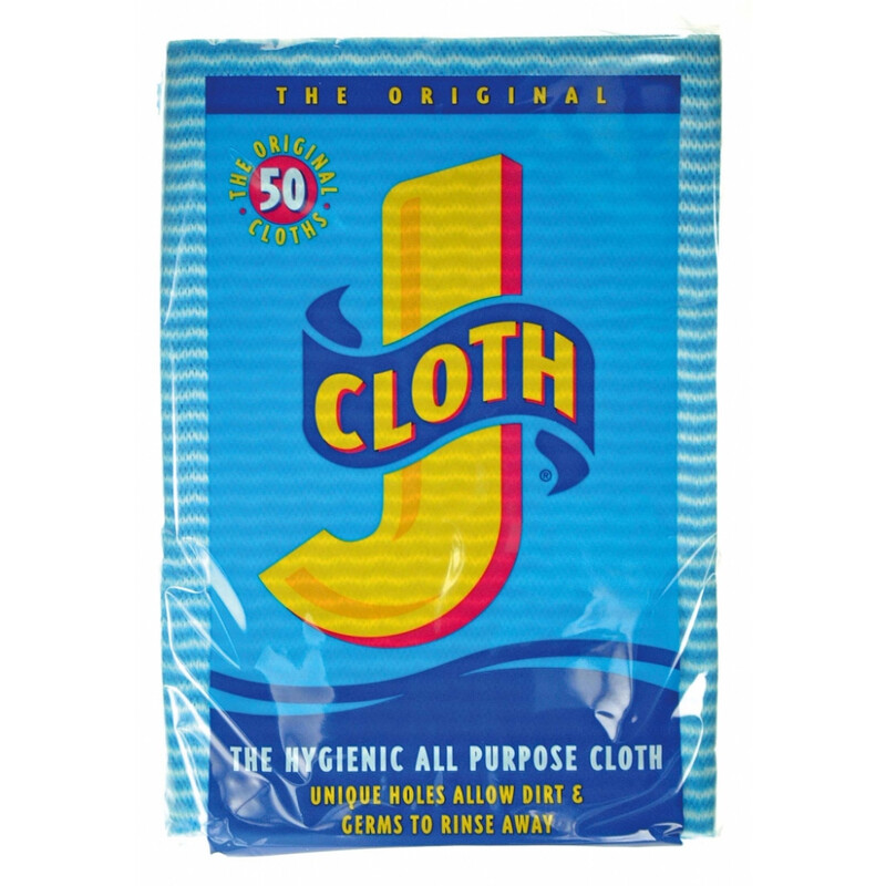 J-Cloth Blue J Cloth, 50 Per Pack