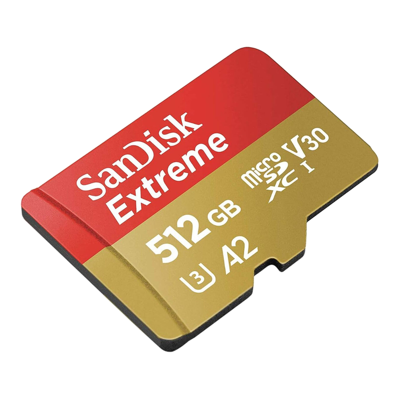 SANDISK Extreme microSDXC 512GB + SD Adapter