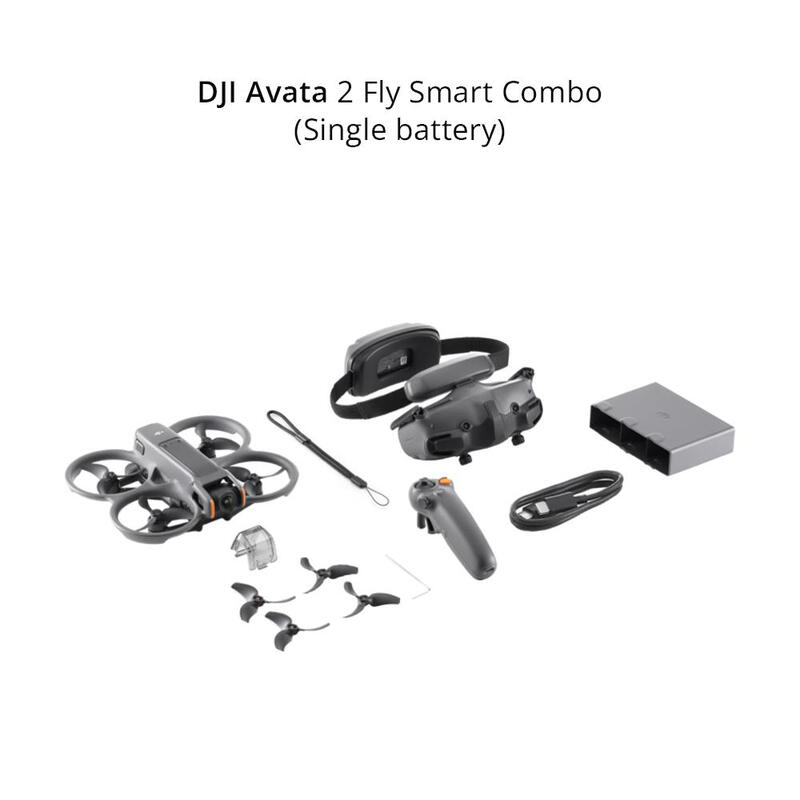 Dji 【Offres Avant Black Friday】Dji Avata 2 Fly Smart Combo - Batterie Unique