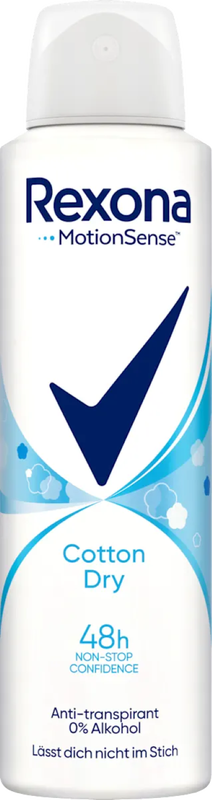 Rexona Antitranspirant Deospray Cotton Dry, 150 Ml