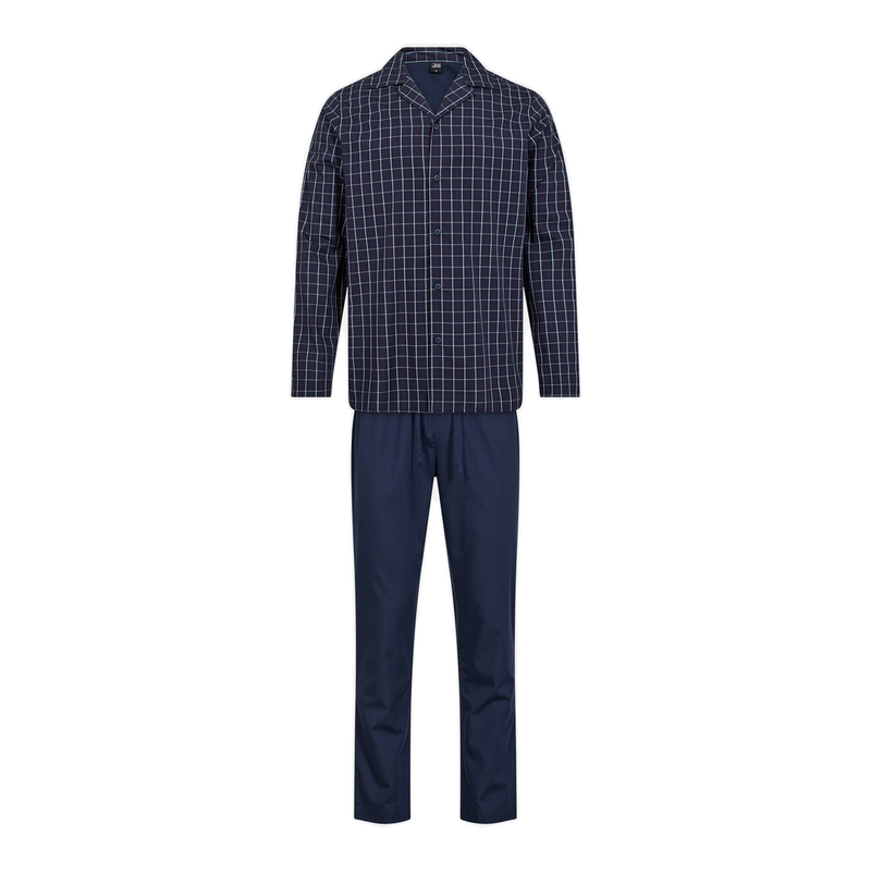 JBS Pyjama gewebt Marine 2XL