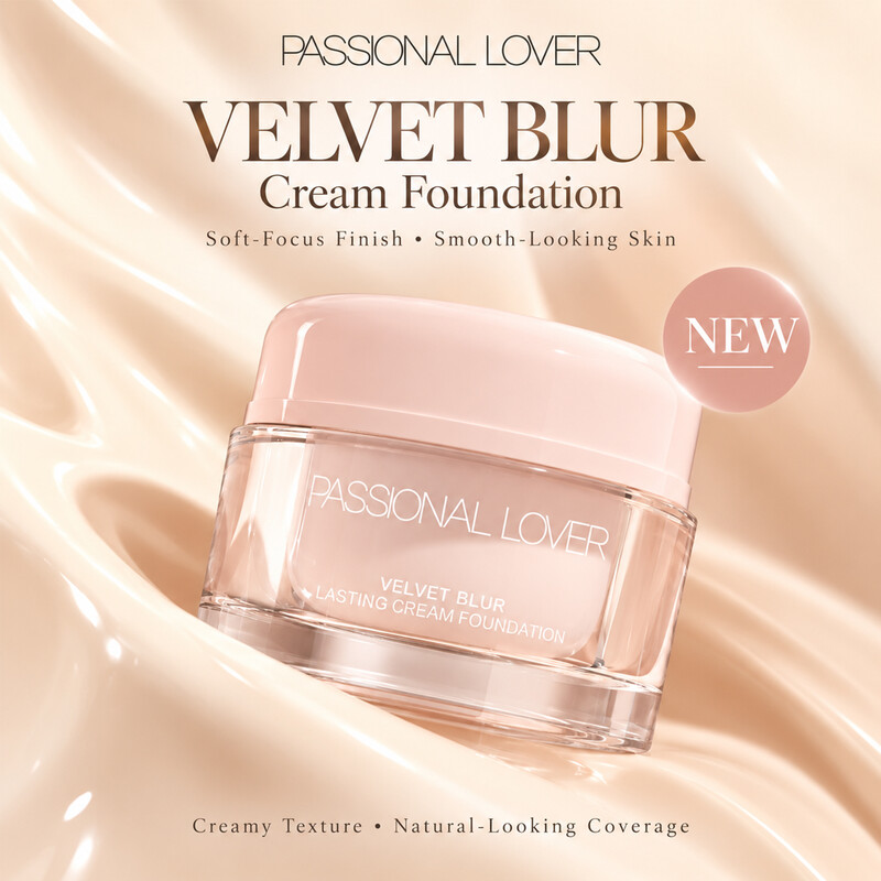 Passional Lover Abfärbesichere Foundation #01 Ivory – Ölkontrollierendes mattes Finish, langanhaltende Deckkraft, für fettige Haut, 30 g