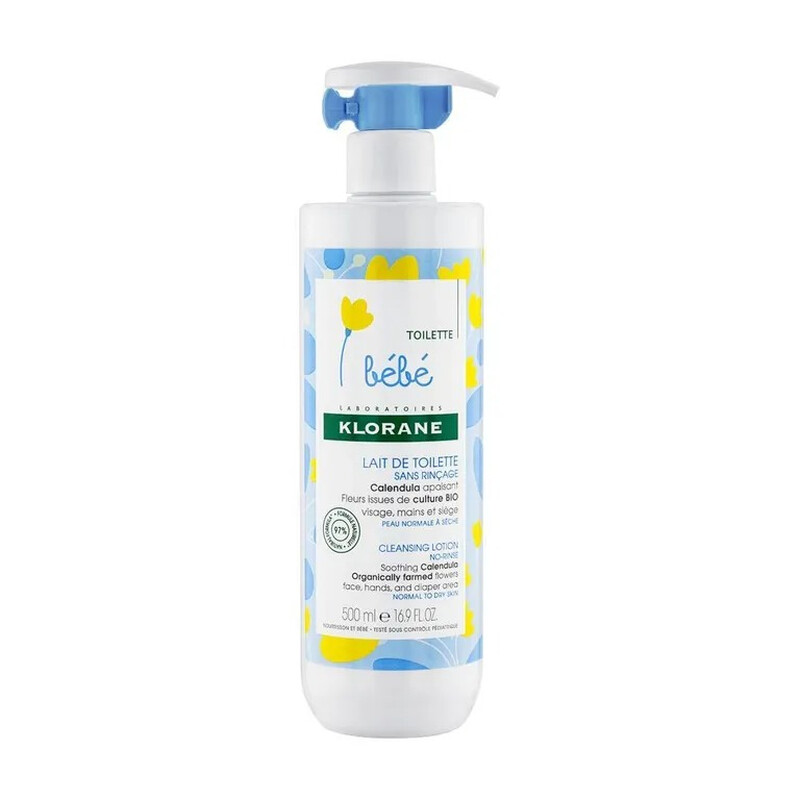 Klorane Bébé Lait au calendula bio 500 ml