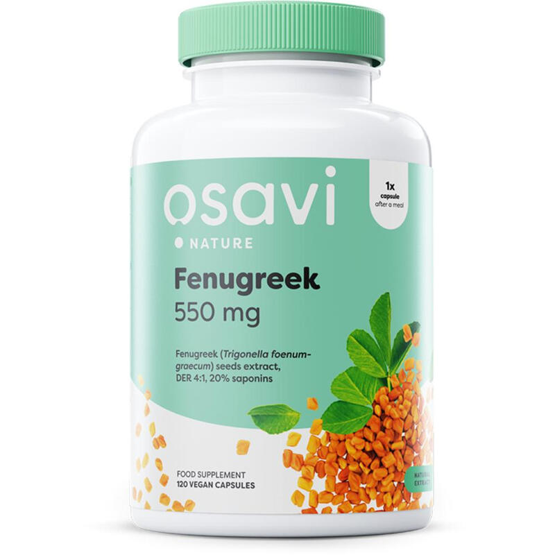 Osavi Fenugreek Metabolism 550Mg Vegan Capsules - 120 Capsules