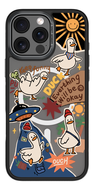 Cultural Series Magnetic Phone Case - iPhone16 Pro Max - Playful Duck