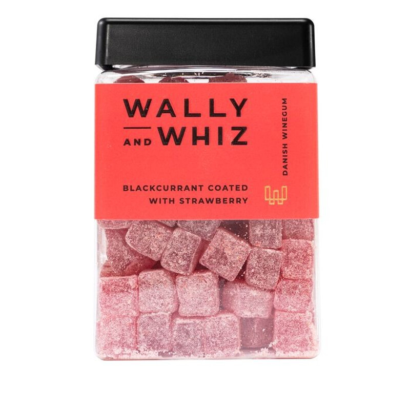 Blackcurrant Coated with Strawberry Soft Winegums 240g