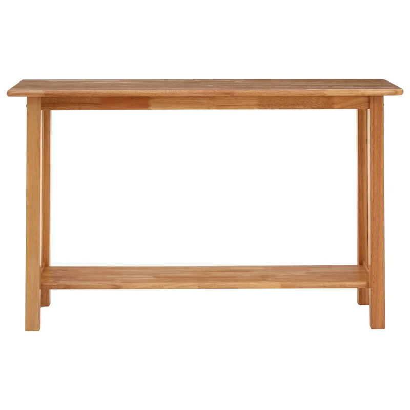 Console Table Selby Rectangle Rubberwood Natural