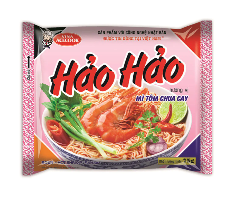 Hao Hao Hot & Sour Shrimp 77g