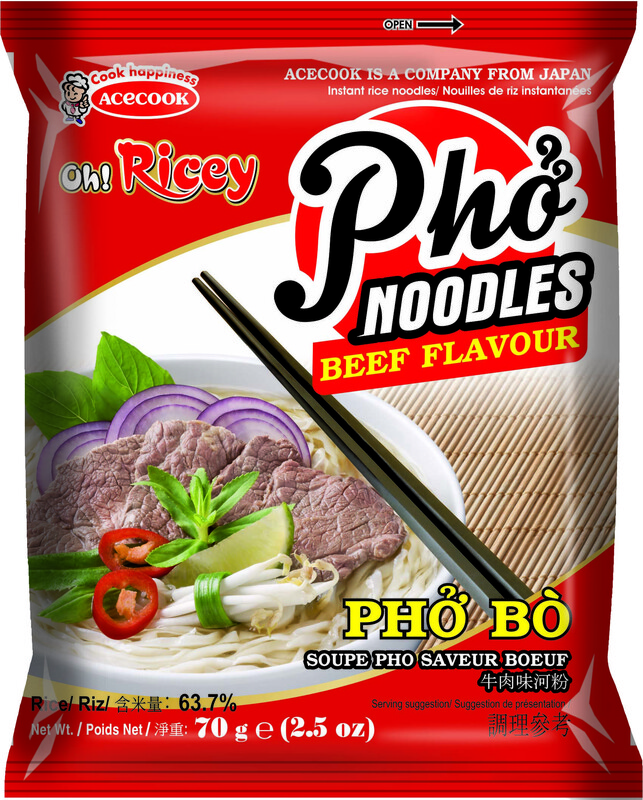 Oh! Ricey Instant Pho Beef Flavor 70g