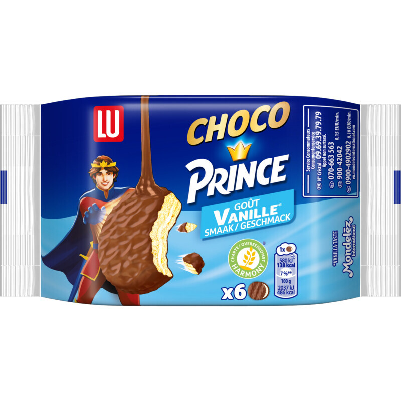 Lu Choco Cookies Met Chocolade En Vanille - 171 g