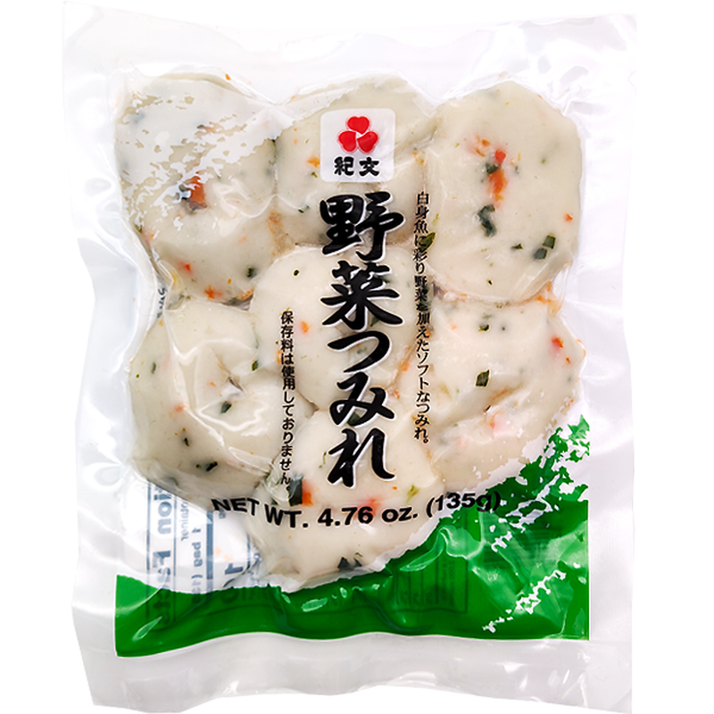Yasai Tsumire (Vegetable Fish Cake) 135g (Frozen)